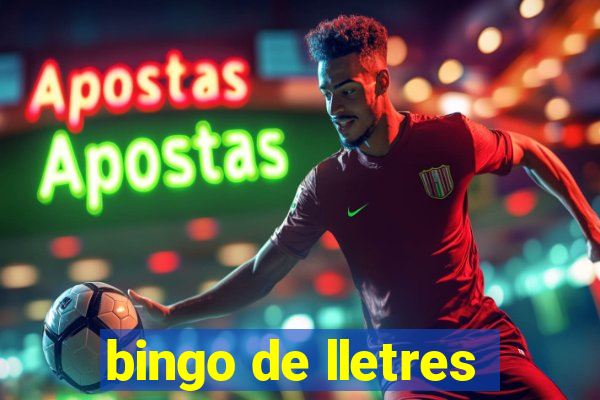 bingo de lletres