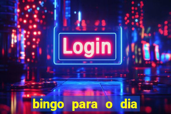 bingo para o dia do estudante