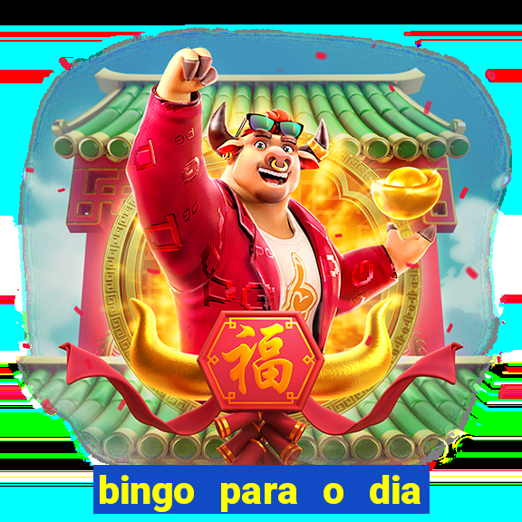 bingo para o dia do estudante