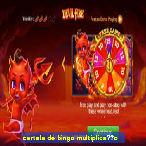 cartela de bingo multiplica??o