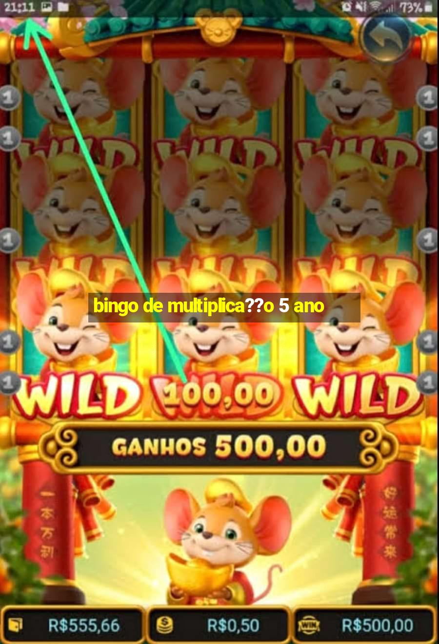 bingo de multiplica??o 5 ano