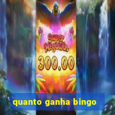 quanto ganha bingo