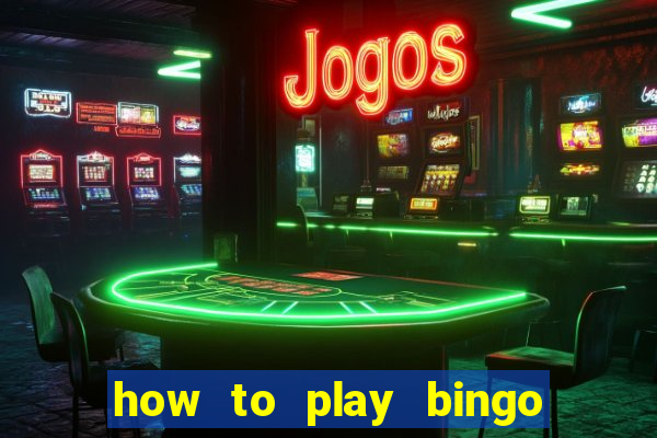 how to play bingo bonus scratch card