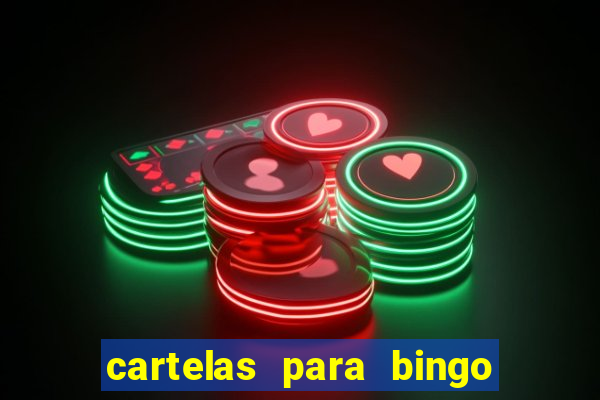 cartelas para bingo da multiplica??o