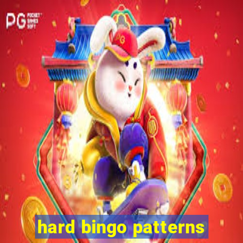 hard bingo patterns