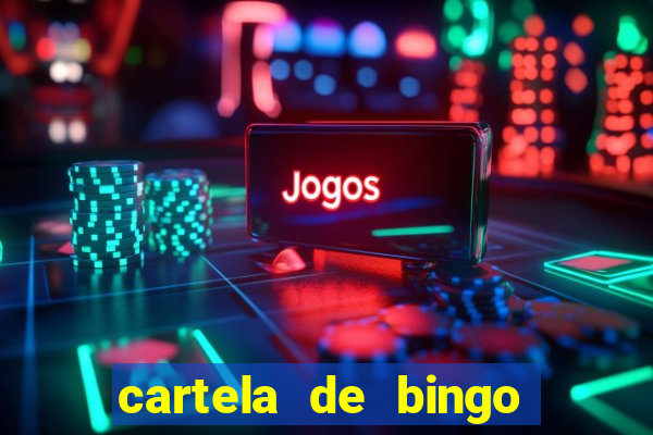 cartela de bingo ate 50