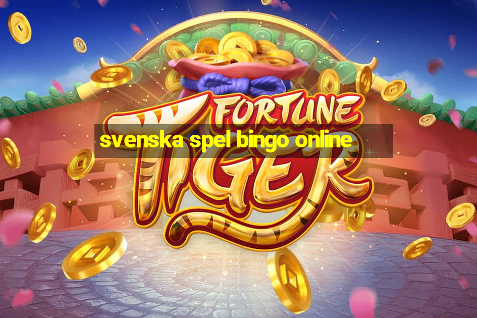 svenska spel bingo online