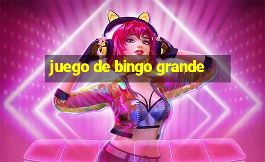 juego de bingo grande