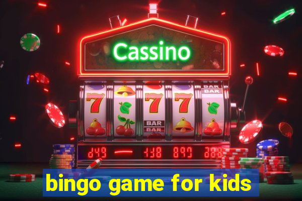 bingo game for kids