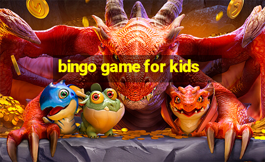 bingo game for kids