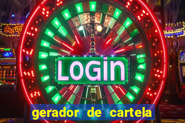 gerador de cartela de bingo