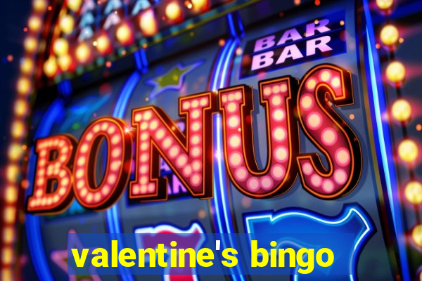 valentine's bingo