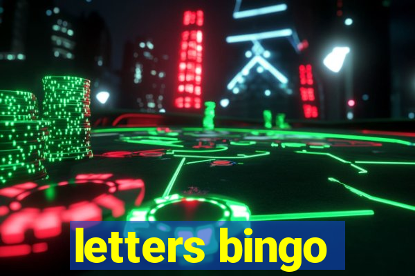 letters bingo