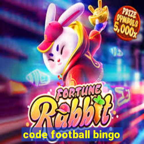 code football bingo