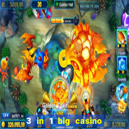 3 in 1 big casino game set