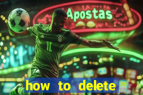 how to delete account in bingo plus