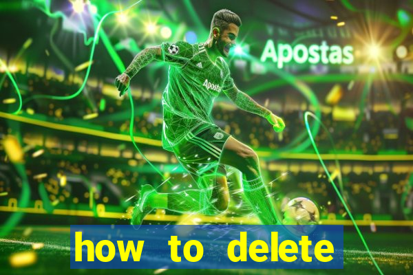 how to delete account in bingo plus