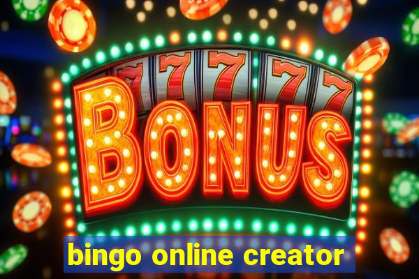 bingo online creator