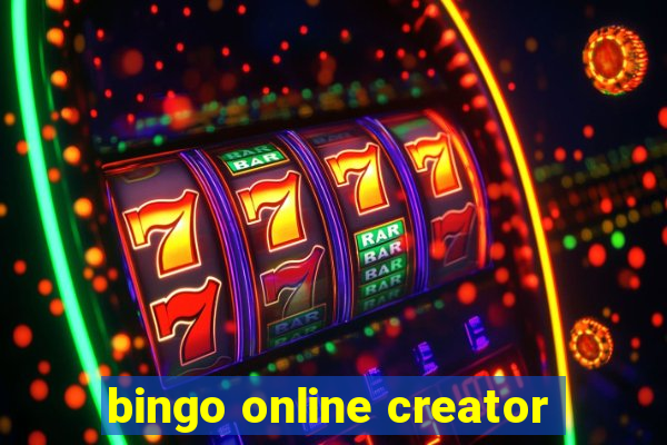 bingo online creator