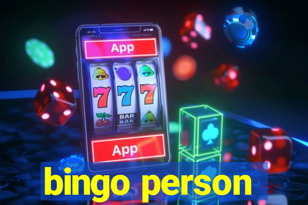 bingo person