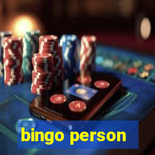 bingo person