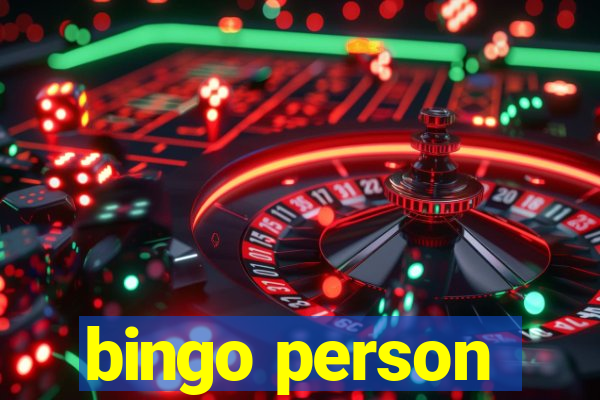 bingo person