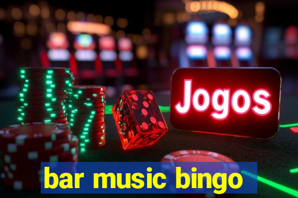 bar music bingo