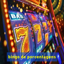 bingo de porcentagens