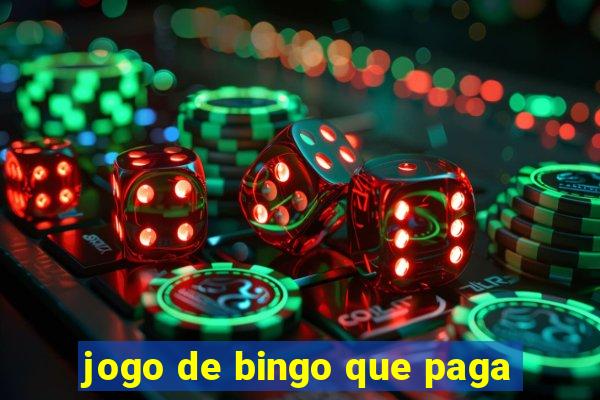 jogo de bingo que paga