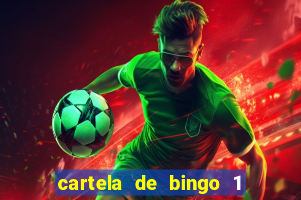 cartela de bingo 1 a 50