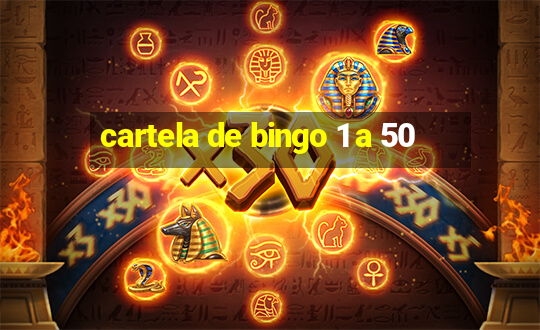 cartela de bingo 1 a 50