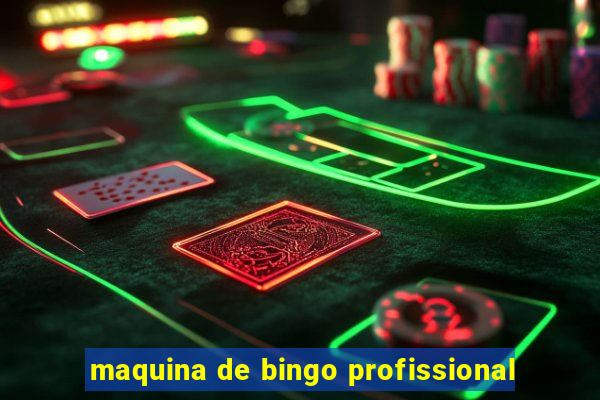 maquina de bingo profissional