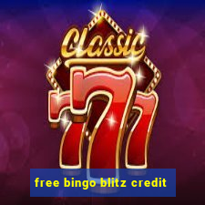 free bingo blitz credit