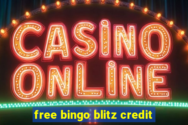 free bingo blitz credit