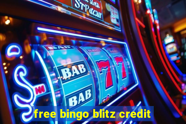 free bingo blitz credit