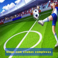 bingo com silabas complexas