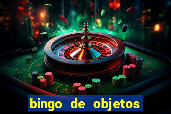 bingo de objetos para imprimir