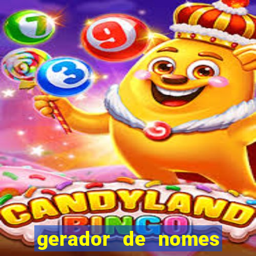 gerador de nomes para jogos