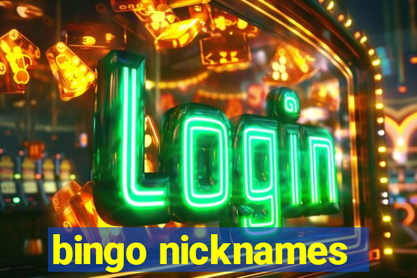 bingo nicknames