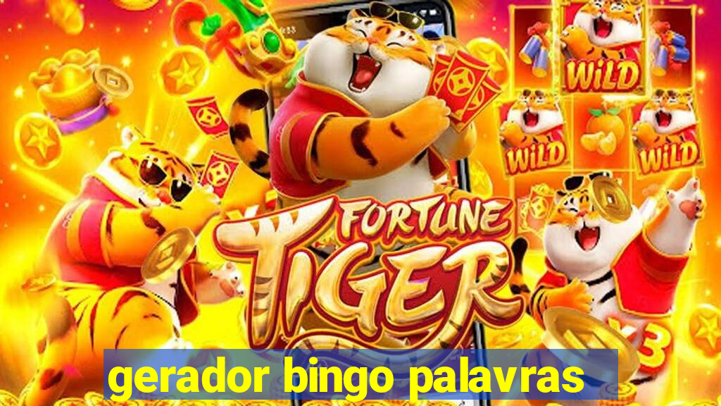 gerador bingo palavras