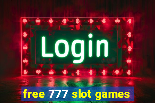 free 777 slot games