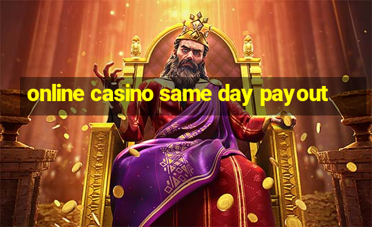 online casino same day payout