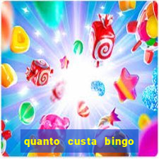 quanto custa bingo de brinquedo