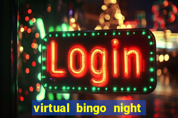 virtual bingo night with friends