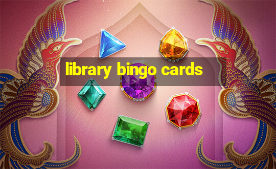 library bingo cards