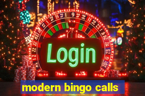 modern bingo calls