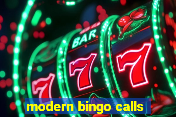 modern bingo calls