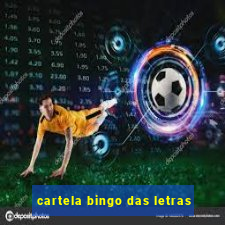 cartela bingo das letras