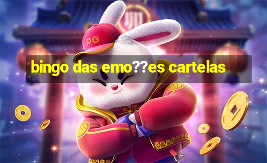 bingo das emo??es cartelas