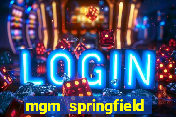 mgm springfield slot payout percentage